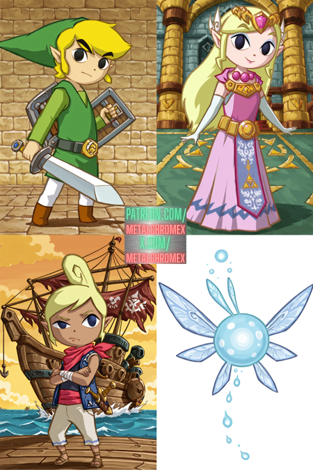 The Legend of Zelda: Phantom Hourglass (art style) High training steps