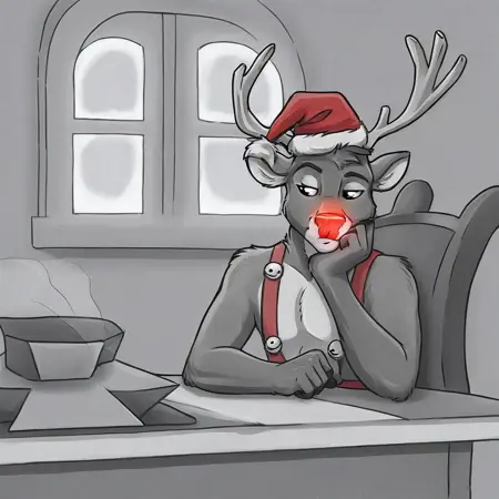 Rudolph the red nose reindeer
