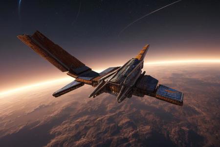 A beautiful, sleek, graceful, spaceship flies through deep space, view from side, beautiful atmosphere, ultra realistic, hyper detailed, sci-fy, cinematic lighting, highlights, atmosphere, RAW, (realistic photo, best quality, detailed), (8k wallpaper), (cinematic lighting, dramatic lighting), (sharp focus, intricate)