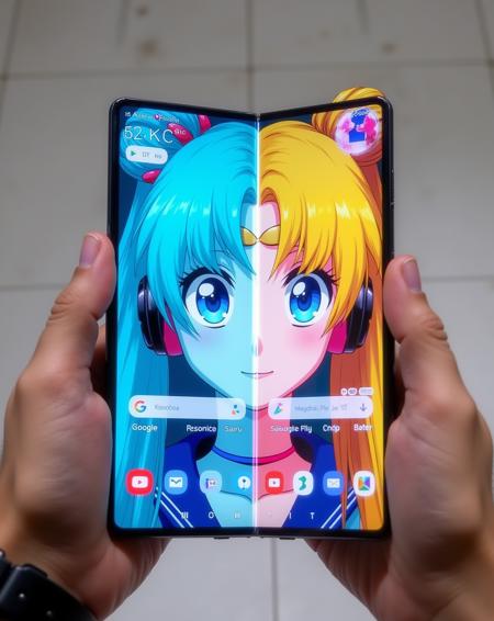 Foldable Phone (Galaxy Fold) Flux v1.0