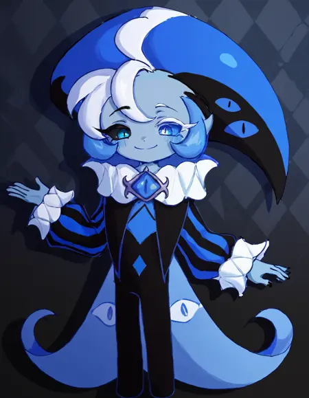 Character: Shadow Milk Cookie (Cookie Run)