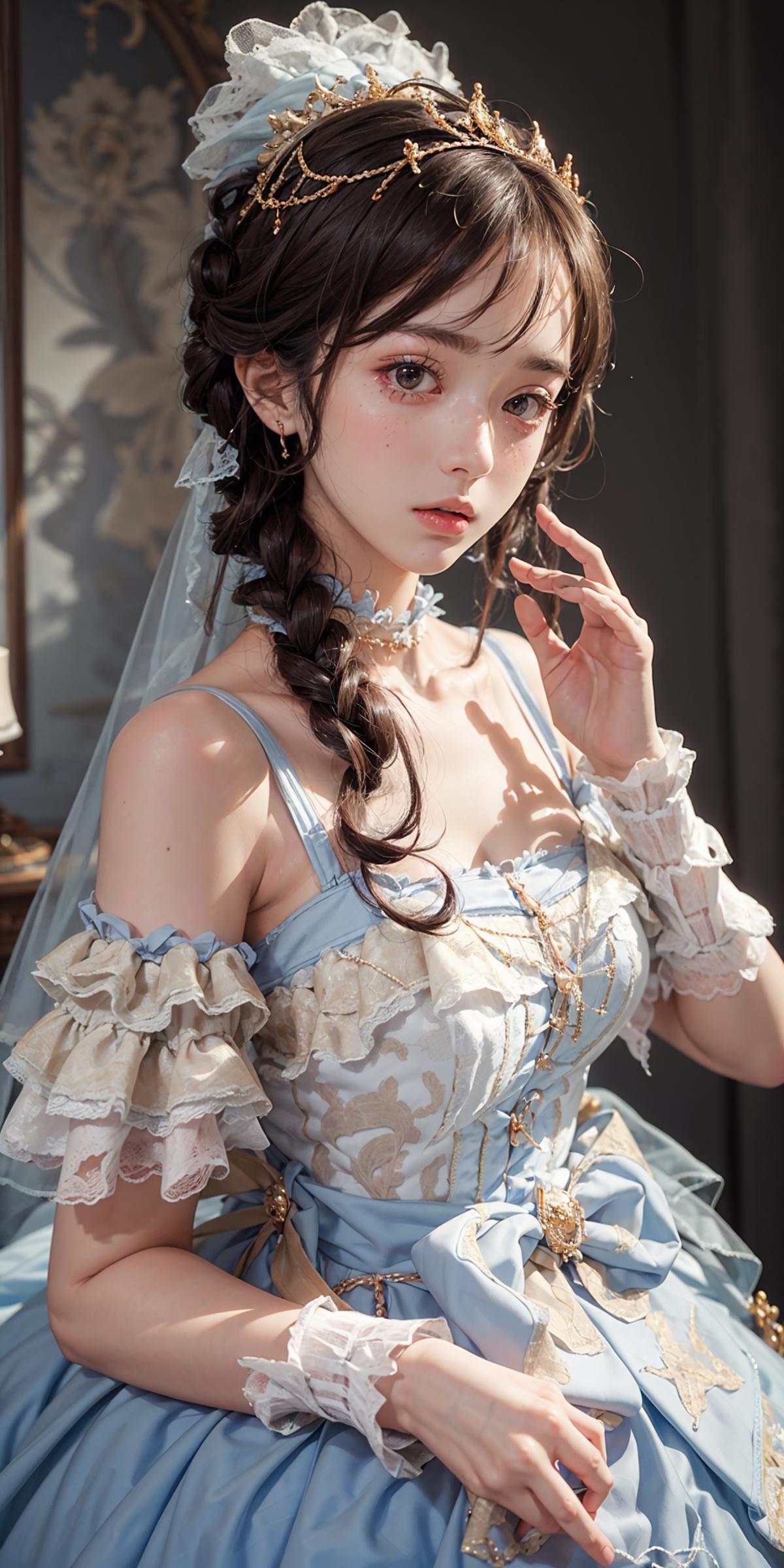 【春时花宴】Dress No.5 Cyan Dress image by Manaka_nemu_offline