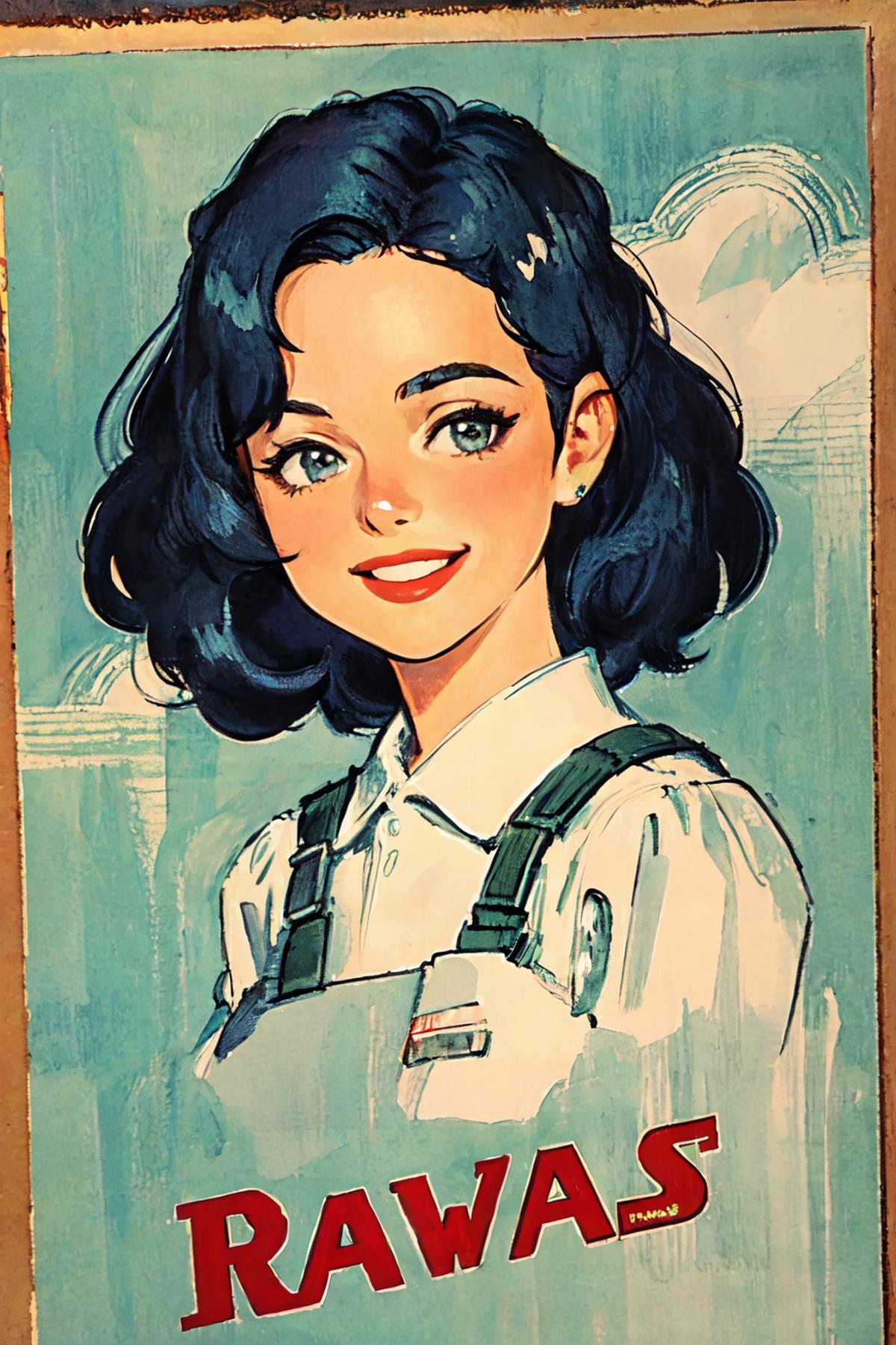 [Y5]vintage ad style 复古广告风格 ヴィンテージ広告スタイル image by kokurine