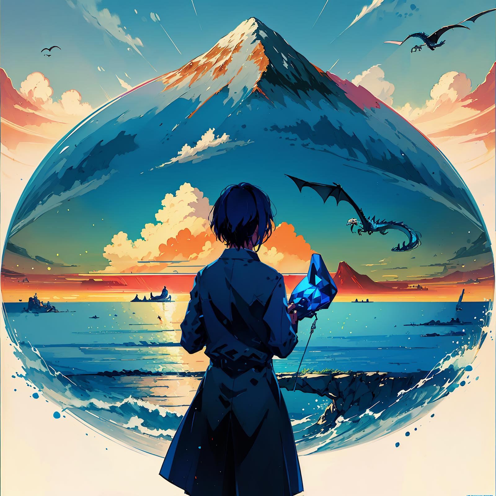 蓝色冲击_blue theme_青の衝撃 image by TanedaRisa