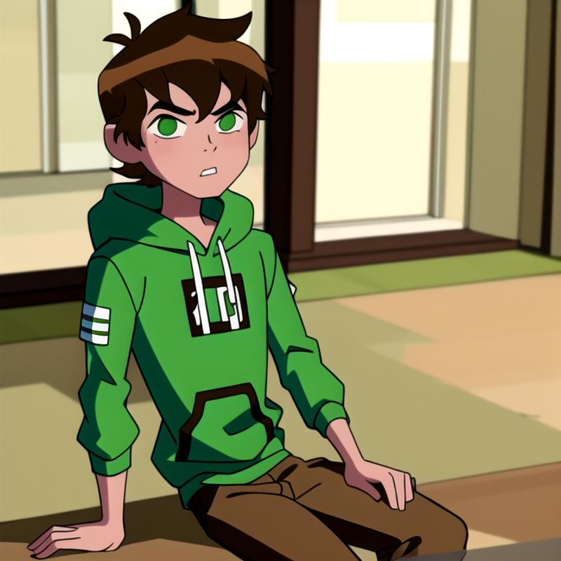 Ben 10 omniverse style lora image by definitelynotbadredkitt