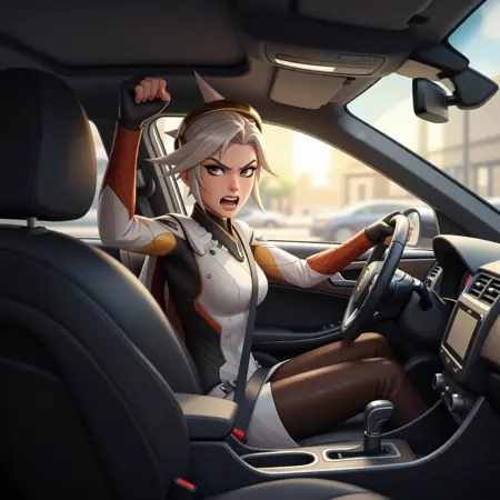 Character Placement - Car Interior - Qwen Image Edit