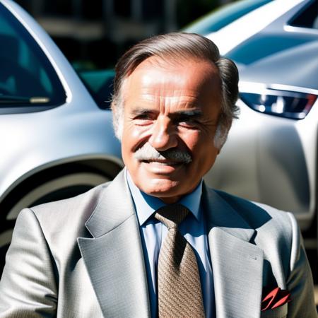 photo of old man dressed with a suit, detailed face, high quality, full body, standing around a luxury car, 8k   <lyco:locon_perfecteyes_v1_from_v1_64_32:0.75> <lora:menem:1>