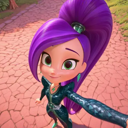 Zeta the Sorceress (Shimmer and Shine) Illustrious