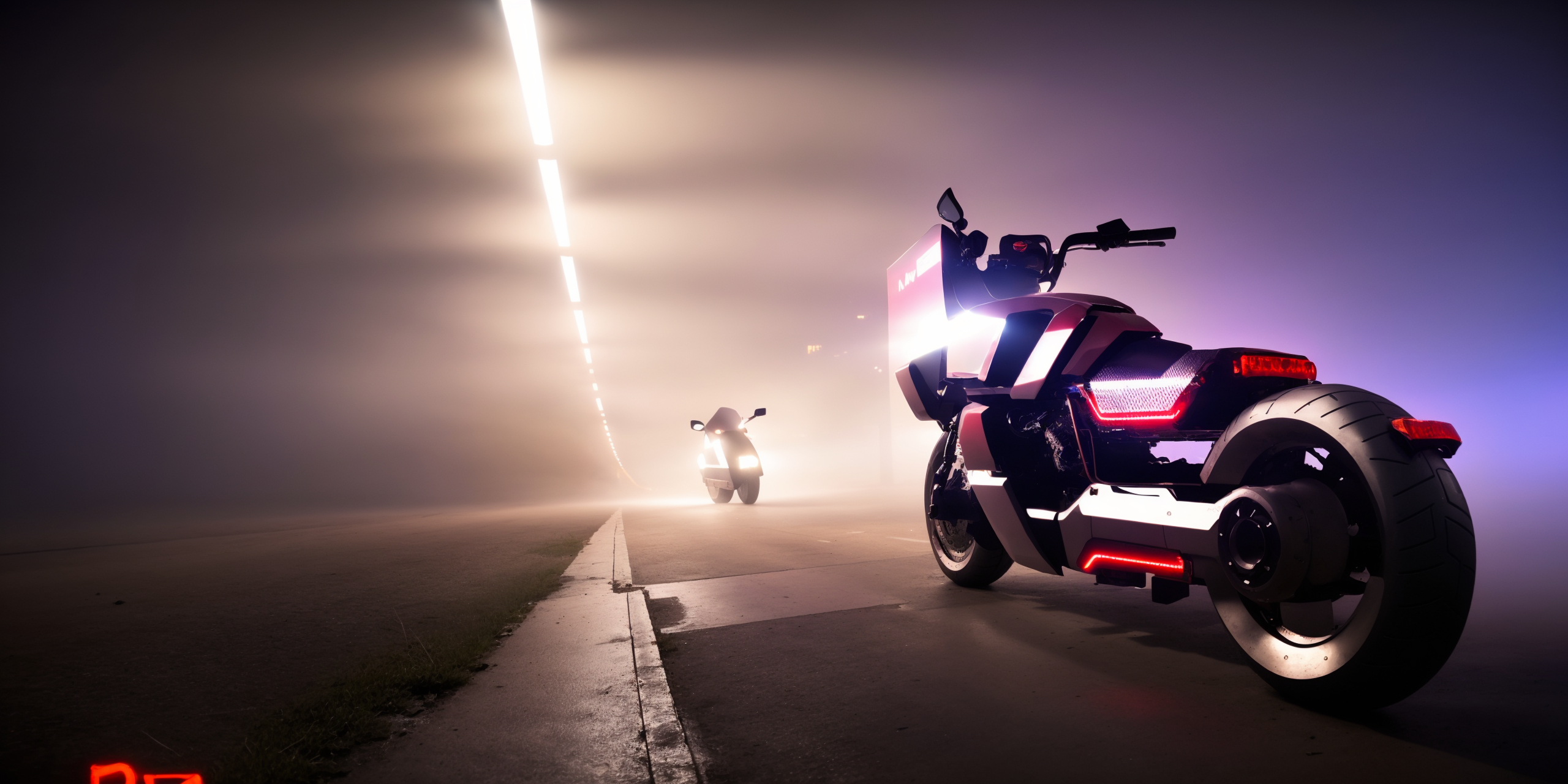 Sci-fi motorcycles,red and white science fiction ground industrial construction vehicle in crowded downtown streets, science fiction, cinematic lighting, night time, volumetric light, imax, dslr, highly detailed, volumetric fog, dystopian vibes, dutch angle, cinematic angle<lora:Sci-fi motorcycles:0.8>