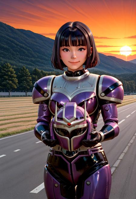 B Fighter Tentou aka Platinum Purple Beetleborg - B Fighter Kabuto (ビーファイターカブト)/ Beetleborg Metallix Pre Beta