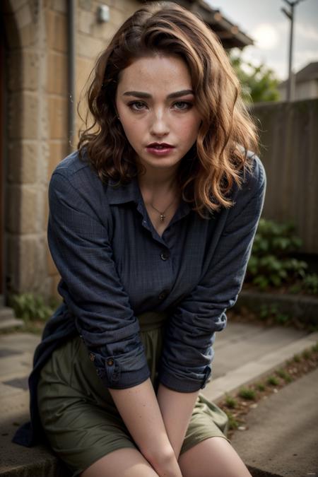 Freya Mavor
(red lips, biting_own_lip:1.4)
(crepuscular_ray, at dusk, at night:1.4)
(baggy shirt:1.4), (medieval skirt:1.4), (downblouse, leaning forward:1.3), (scarf around waist:1.4), seethru button-front pullover, (trenchcoat:1.2)
(sitting in street:1.2)
(slim, thin, small waist:1.3), <lora:microwaist:0.5>
realistic, best quality, photo-realistic
8k, best quality, masterpiece, realistic, photo-realistic <lora:Freya-Mavor-v10-000005:0.7.0>