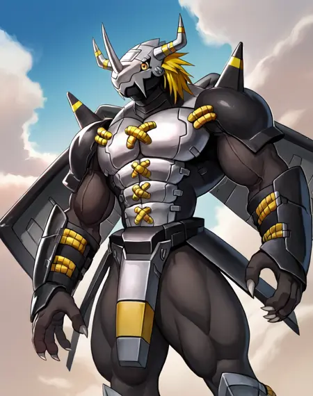 Blackwargreymon (Digimon) (Pony) (AD)