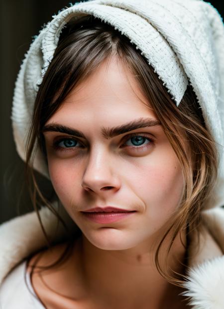 medium shot, RAW photo, skswoman, (high detailed skin:1.2), 8k uhd, dslr, soft lighting, high quality, film grain, Fujifilm XT3 <lyco:Cara DelevingneV2:1.2>