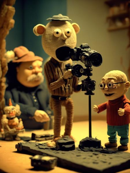 <lora:STOP-MOTIONANIMATION:1>STOP-MOTION ANIMATION style interview, stop-motion