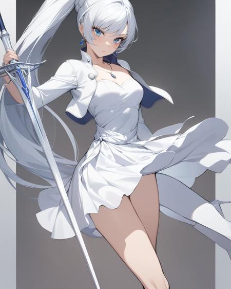 weiss schne,Long hair,blue eyes,white hair