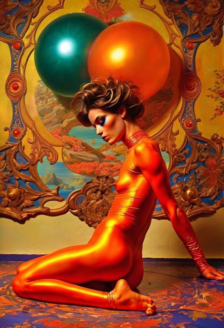 Persian color palette , Persian art, Persian girl, Persian, Iranian, Iran,(art by Giovanni da Milano and Margareta Christina Giers and Aleksi Briclot:1.1), (Cinemagraphs by Santeri Levas and Miwa Yanagi:1.1), award winning, (aesthetic of abstract landscape with wailing atmosphere:0.3), depth peeling, clear scene, f/16, symmetry and balance, hyperrealistic, intricate abstract, intricate artwork, abstract style, otherworldly, mesmerizing parallel dimension, gravity defies logic, abstract masterpiece, interplay of floating objects, distorted silhouettes, vivid hues, ethereal light, highly detailed,,,Leica Q2 with Summilux 35mm f/1.2 ASPH(Francis Drake : 1,2) ((best quality)), (artistic photography by Philippe Halsman and Ara Gler:1.2), (bubblegumpink and striped colors:0.1), <lora:MJ52:0.65>
, modelshoot, pose, , (award winning photo macro shot of a beautiful young woman lying , , dynamic lighting, cinematic still, pale skin, screencap, 100mm f/2.8 macro lens, on the knees)(art by Ivan Pokhitonov and Nikolai Triik and Maxfield Parrish:1.2), (electricity and disembodied atmosphere, urban decay with neon accents, aesthetic of medieval art:0.1), 
 battle stancevibrant,  , highly detailed,byJocelyn Hobbie and Charles Dwyer, Triadic color guide,Leica Q2 with Summilux 28mm f/1.7 ASPH, ,clear face, Ultra High Resolution,