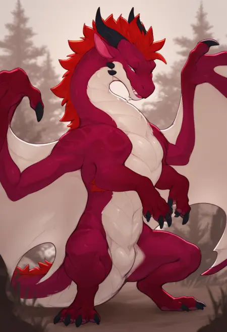 Glaredendriago artist style for IL