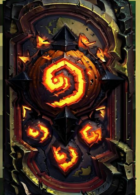 halloween, jack o lantern, transparent background, <lora:hearthstone_cardback:1>