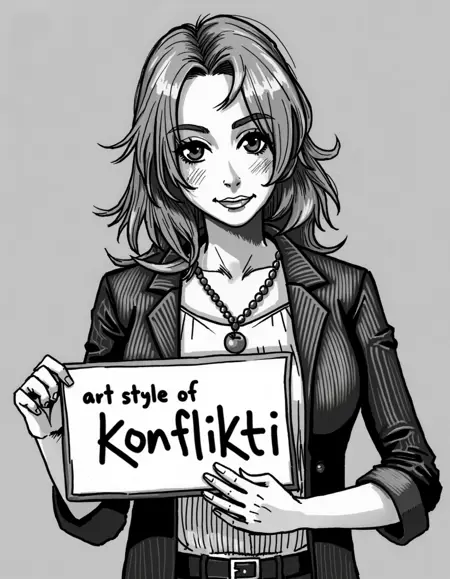 konflikti art style - FLUX