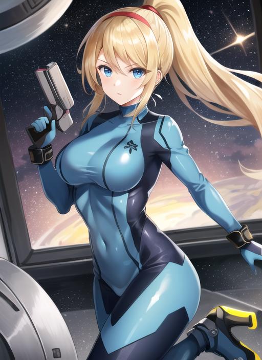 Samus Aran (Metroid) LoRA image by worgensnack