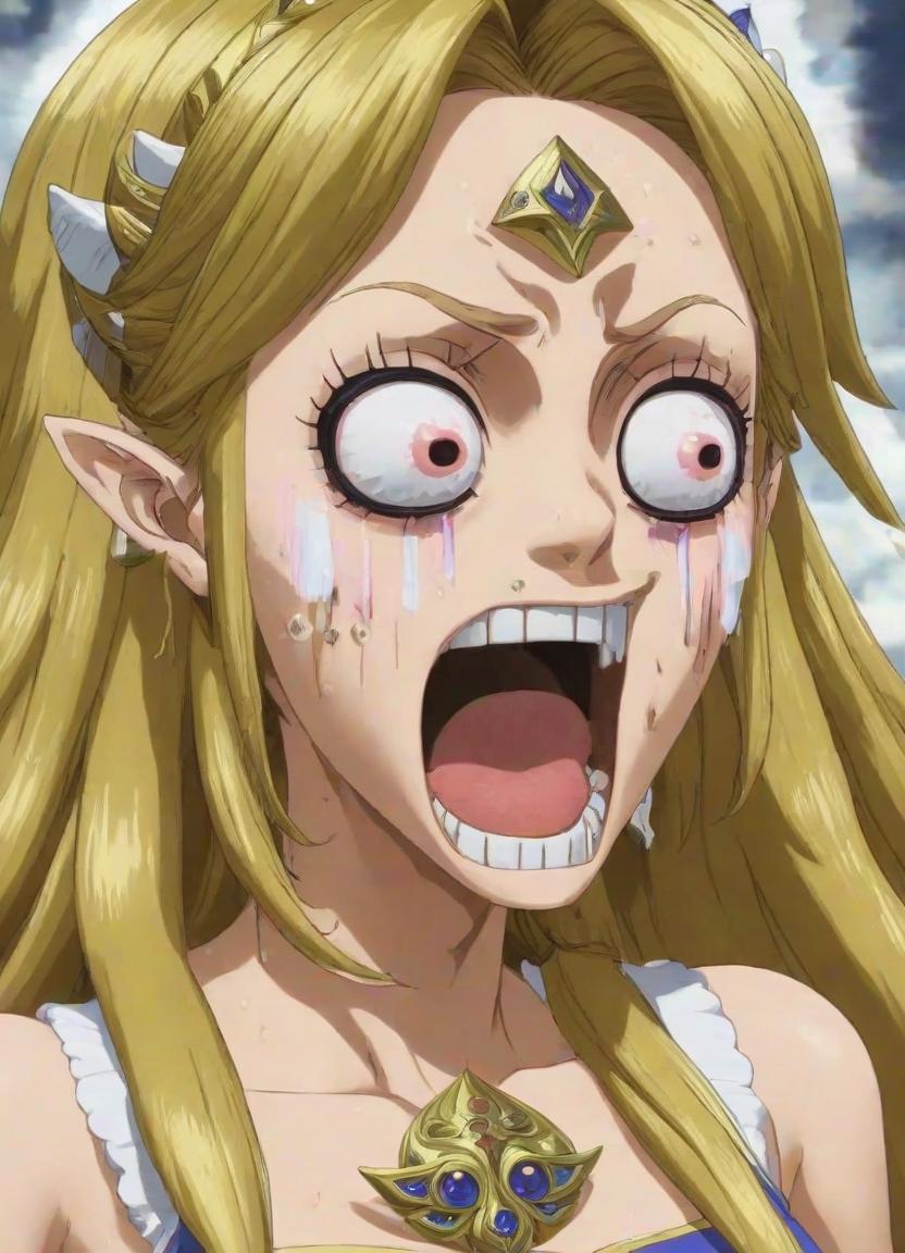 Why do anime characters always make this face when they're shocked?? - 9GAG