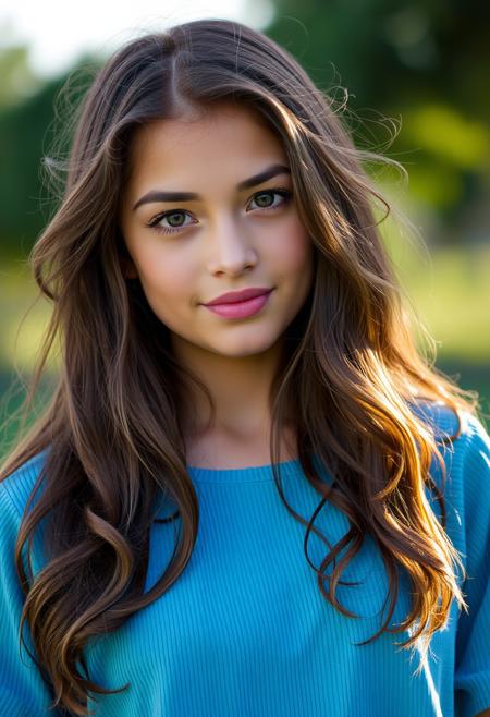 The most beautiful girl of the World. Portrait.