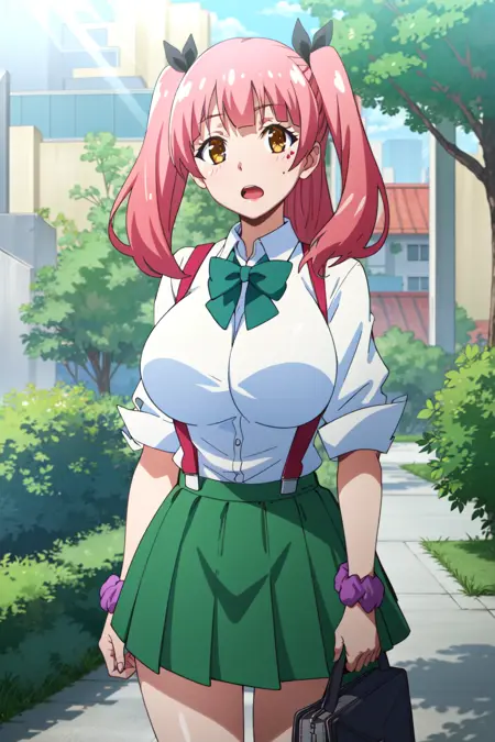 Nene Fujinoki / 藤ノ木 寧音 ( My First Girlfriend is a Gal / Hajimete no Gal / はじめてのギャル ) Anime Design