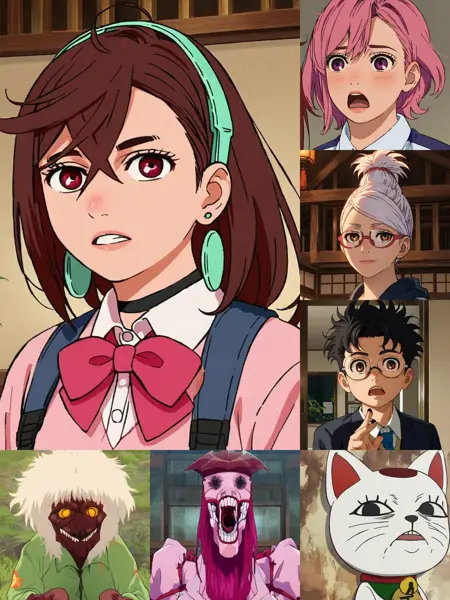 Dandadan Style and Characters | All-in-One LoRA | Momo Ayase Okarun Shiratori