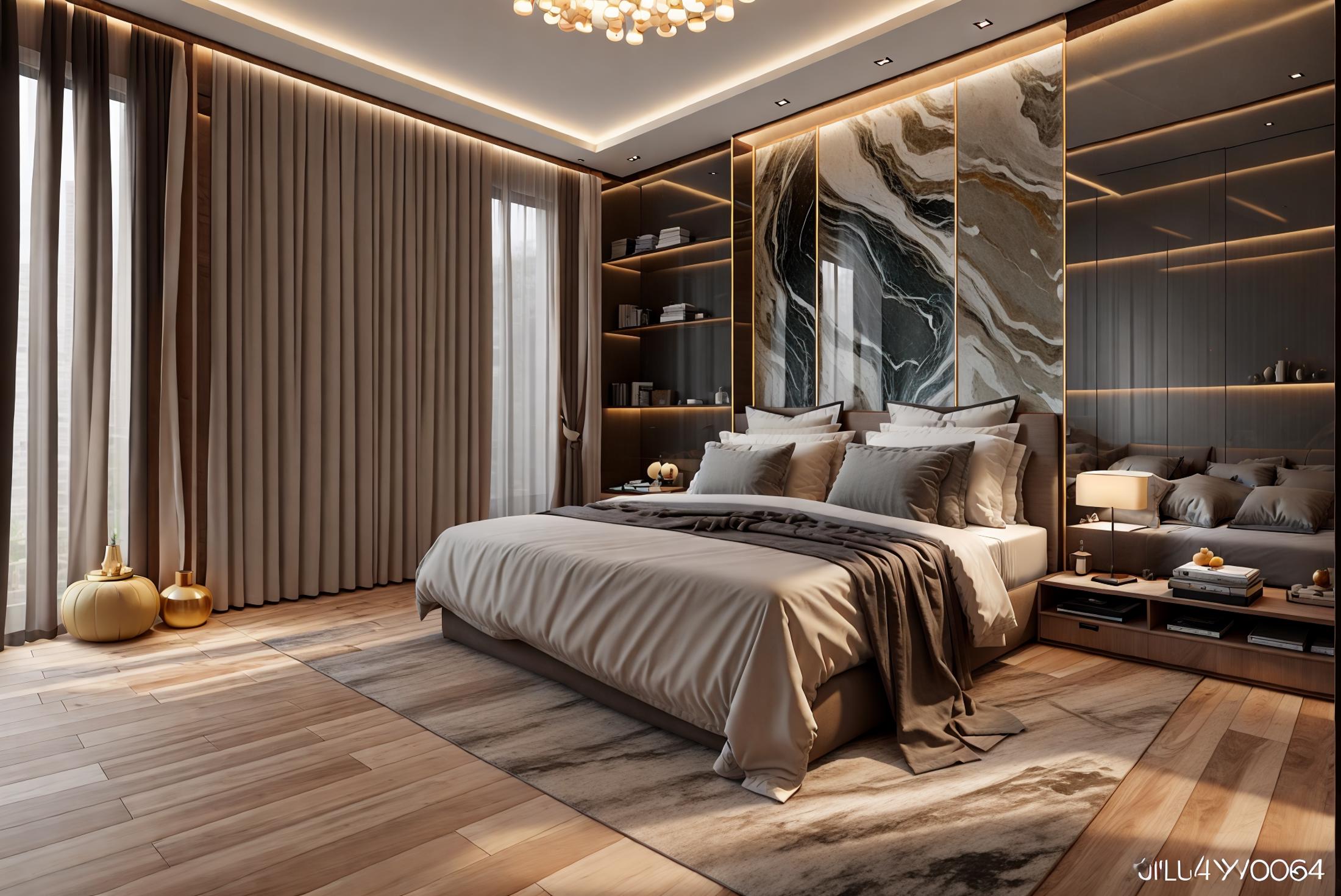 Modern luxury bedroom image by Hakhoa0901