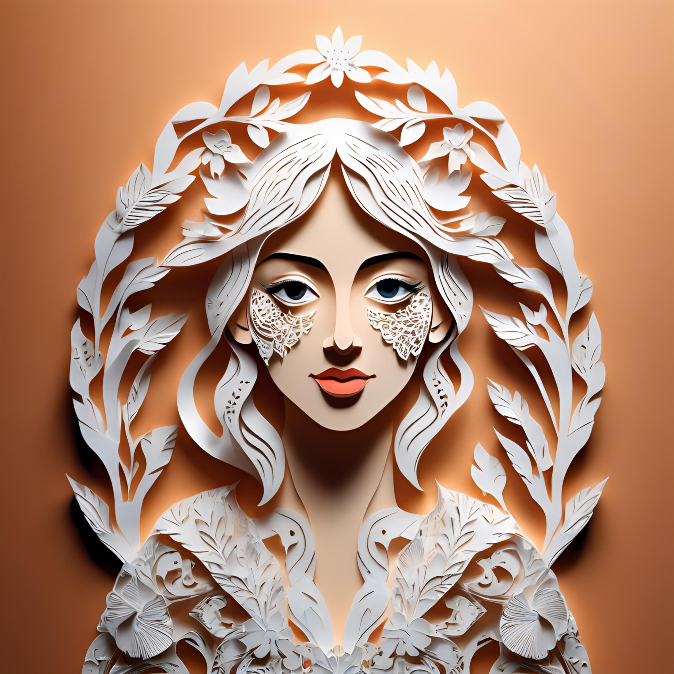 XL Realistic paper carving art style image by Standspurfahrer