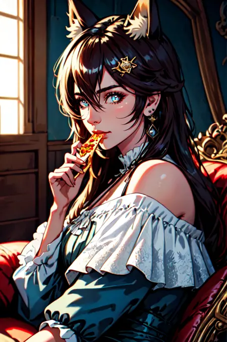 Victorian Fox Girl Set (Textual Inversion) - VictorianFoxGirl