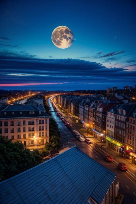 moon,night,clouds,beach,mountain, 8k high quality, detailed,  masterpiece, photorealistic, vibrant color film, masterclass, heavy (film grain), Fujicolor 400, Nikon F401, from above,city,buildings,(rating_explicit), (score_9, score_8_up, score_7_up, score_6_up, score_5_up, score_4_up, high res, 4k)