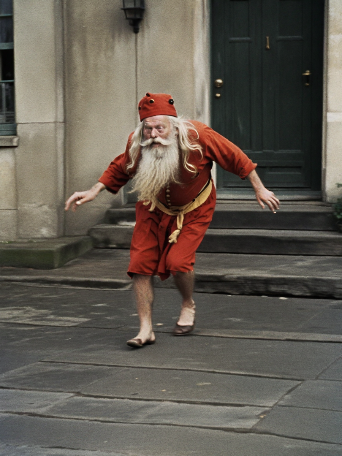 vintage_cinematic_scene_from_a_slapstick_comedy__moondog_wizard_whitebeard_stumbling_and_falling_over__whimsical__subtle_film_grain__35mm_film__shot_on_bolex_h16__-clones__split_image___1741872263.png