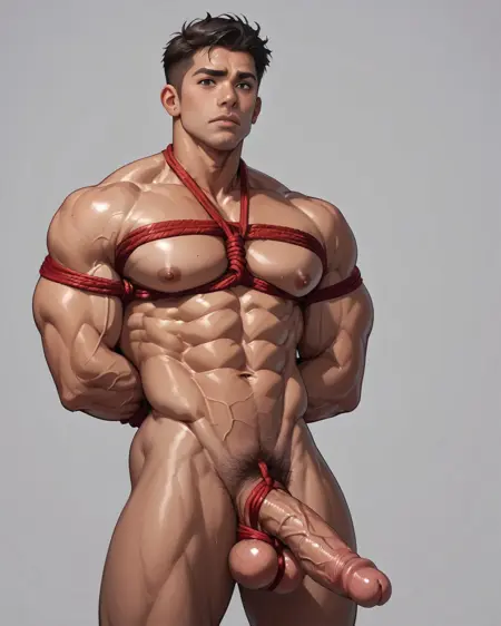 Cock and ball bondage pony