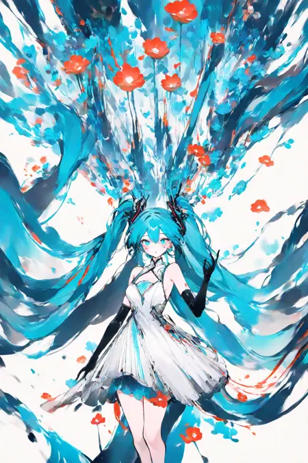 NS_color ink painting style