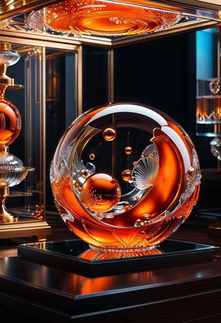 (Concept by Leonardo da Vinci & Edvard Munch, orange,red,Neumorphism, Glassmorphism, beautiful glass display case in cool living room., Miki Asai Macro photography, close-up, hyper detailed, trending on artstation, sharp focus, studio photo, intricate details, highly detailed, by greg rutkowski), Detailed Textures, high quality, high resolution, high Accuracy, realism, color correction, Proper lighting settings, harmonious composition, Behance works,masterpiece,HDR,trending on artstation,sharp focus,high contrast,8K,Hyper-detailed,intricate details,cinematic lighting