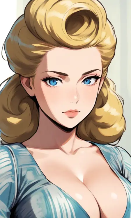 Victory Rolls hairstyle