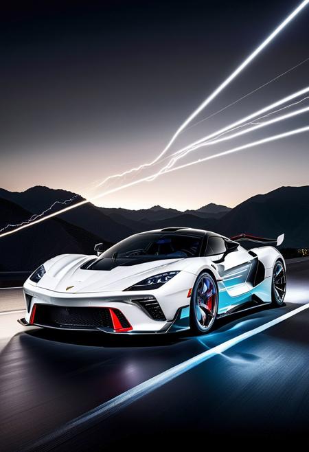((clear white canvas)),((black on white)) , lineart, ((vector art)), Using an innovative ink technique, a striking tattoo adorns the sleek body of a hypercar, its design inspired by the iconic Fast and Furious emblem. Slashed down the middle in the shape of a lightning bolt, the tattoo exudes an air of dynamic energy and speed, perfectly complementing the vehicle's sleek lines and powerful engine. As the hypercar races down the open road, the tattoo seems to come alive, its intricate design shimmering in the sunlight like a bolt of lightning. Against the backdrop of the plain paper canvas, the car and its tattooed emblem stand as a testament to the fusion of artistry and engineering, capturing the imagination of all who behold them. With a pretty babe by its side, the hypercar becomes a symbol of adventure and excitement, its dynamic tattoo a reflection of the adrenaline-fueled thrill of the open road. In the world of fast cars and even faster women, the imaged hypercar reigns supreme, a testament to the enduring allure of speed, style, and sophistication.