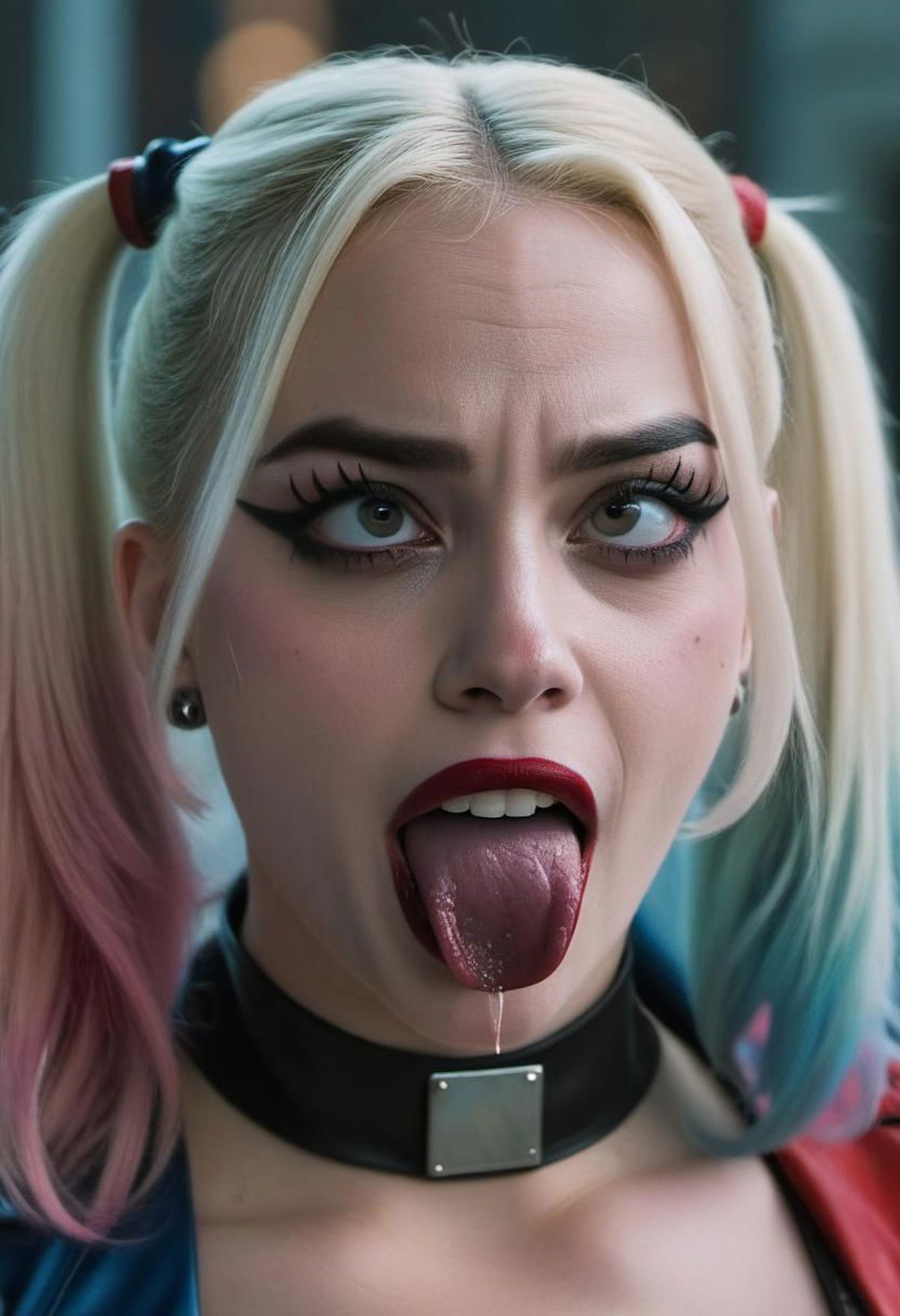 Ahegao (Tongue Out, Cross-eyed) SDXL 1k image