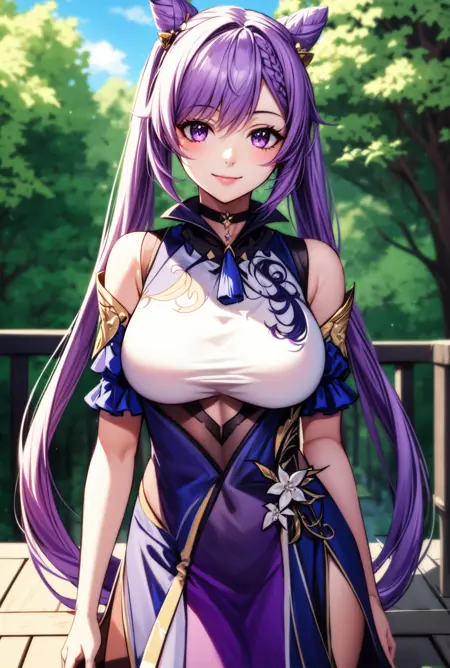 Keqing | Electro character - Genshin Impact | 原神 [Neural Da Vinci]