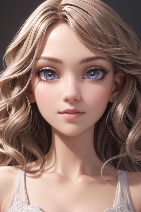 beautiful girl, (cute:1.3), (([Brown highlights hair], [wavy hair], [impossible dress])), realistic, narrow waist, (cute), (detailed face), (detailed skin), (detailed eyes), (detailed iris),,
, masterpiece, best quality, highly detailed,
<lora:add_detail:0.5>, <lora:more_details:0.5>