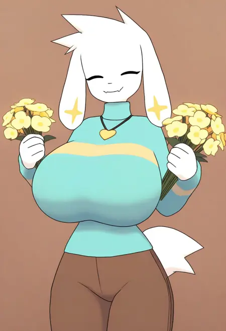 Azria (female asriel au)