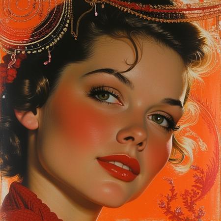 style of Rolf Armstrong