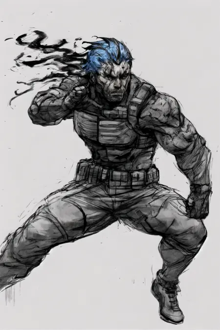 Yoji Shinkawa (Metal Gear Solid Concept Art) - Style