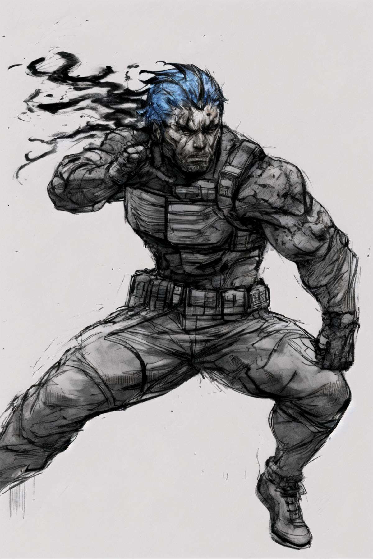 Yoji Shinkawa (Metal Gear Solid Concept Art) - Style - Shink4wa 