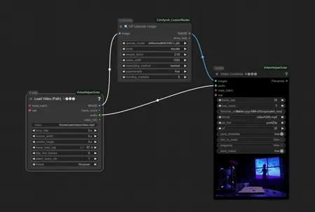 Simple Video Upscale