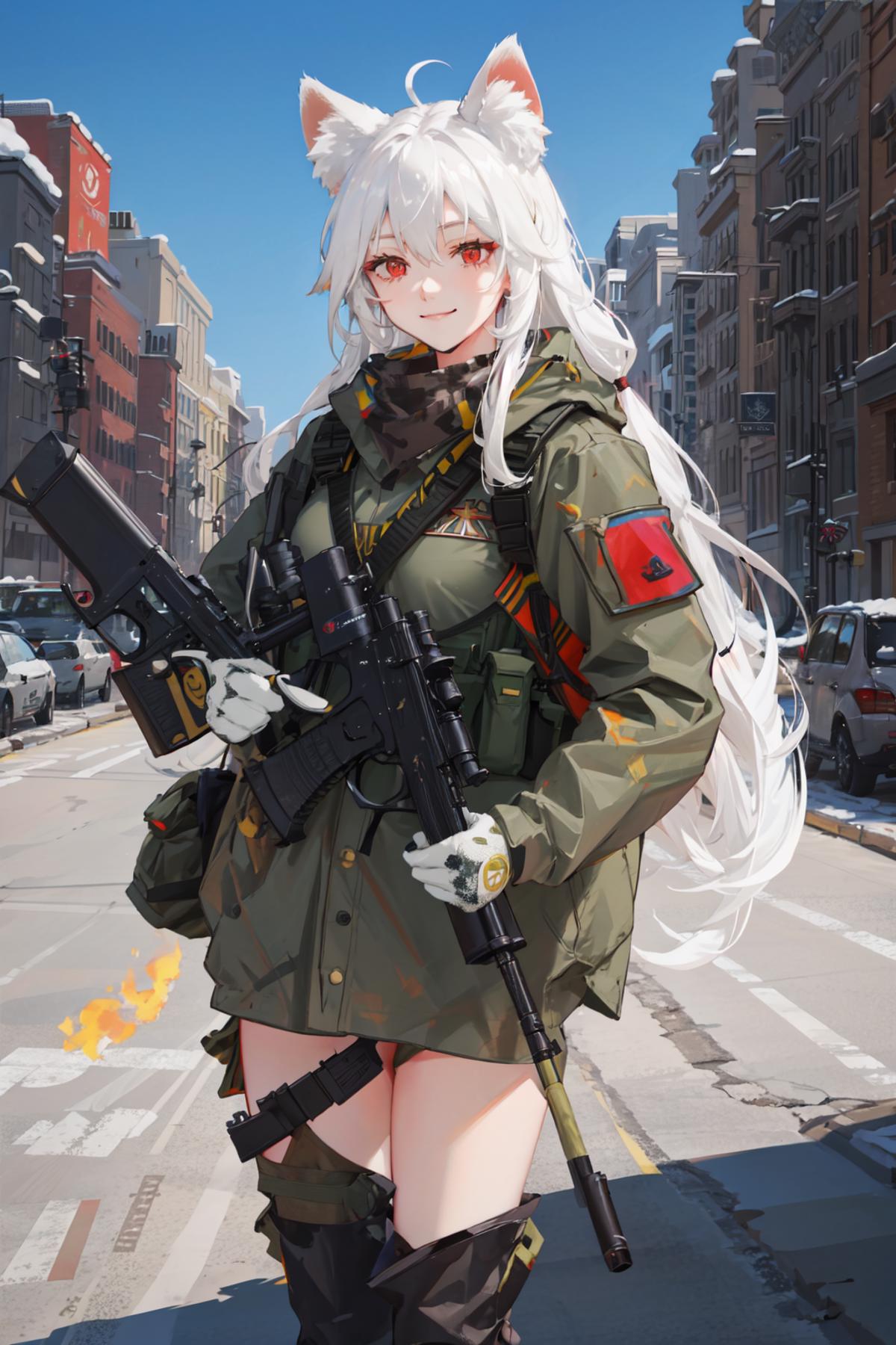 Military Russian Waifu - v1.0 | Stable Diffusion LoRA | Civitai