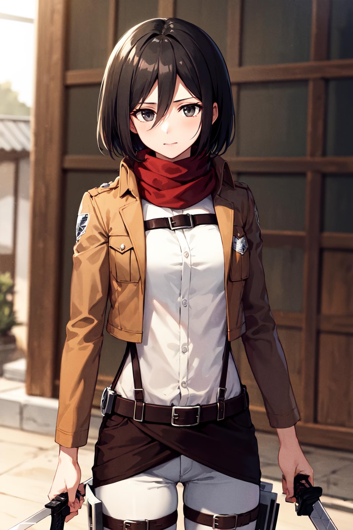 Mikasa Ackerman ミカサ・アッカーマン / Shingeki no Kyojin image by h_madoka