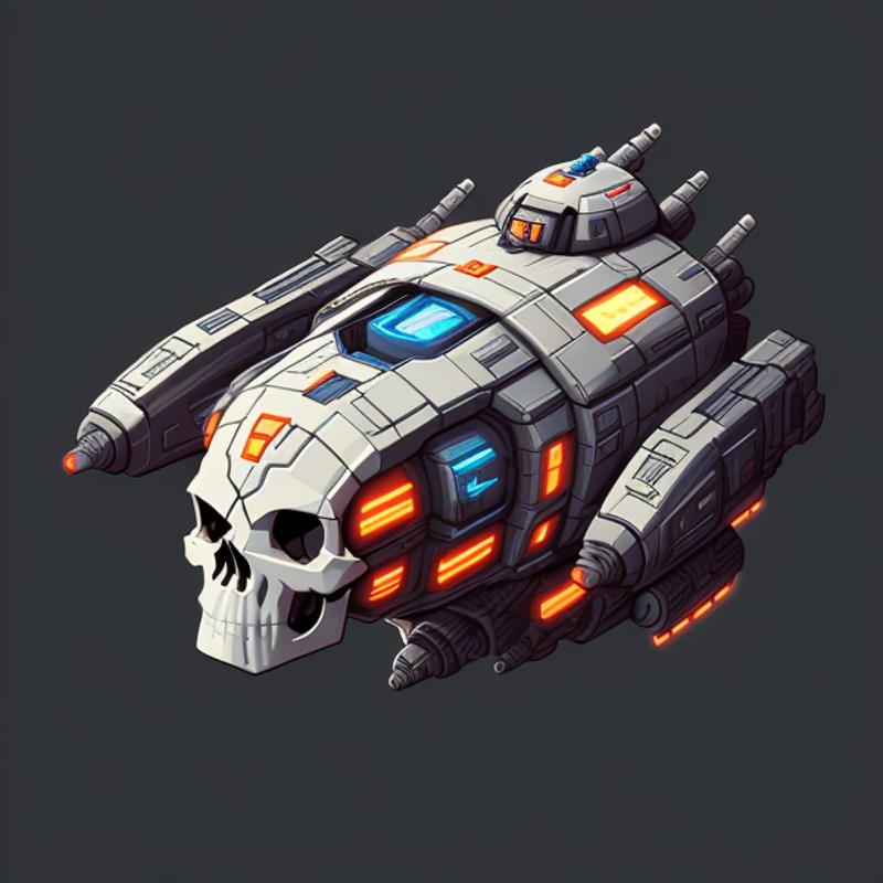 Cute Isometric Spaceships (SD 1.5) image by thriggle