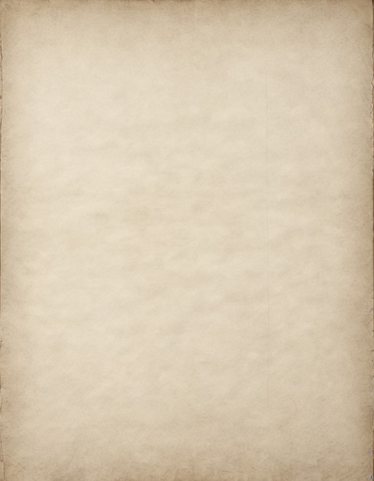 a blank sheet of pale parchment